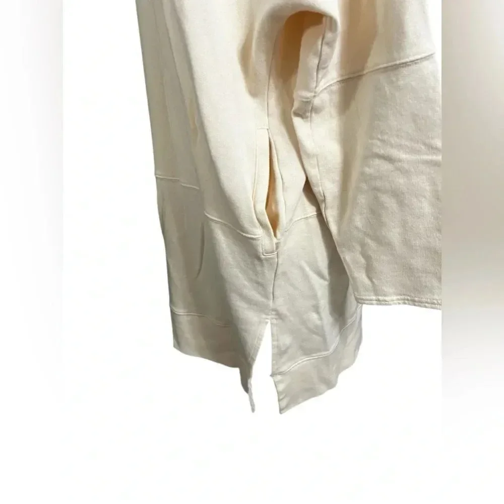 INTIMATELY free people small beach oversized hoodie cream